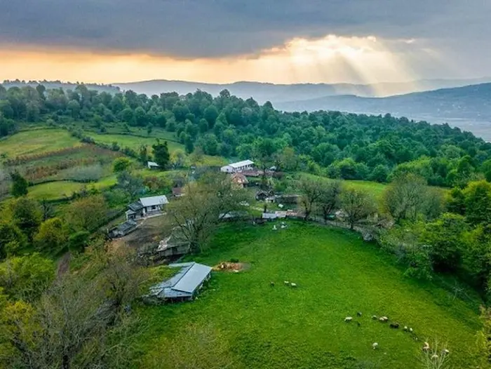 پوشش گیاهی سرسبز روستای توریستی گالشکلا در مازندران 5496878