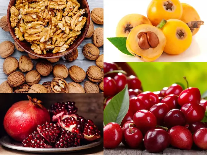 میوه های انار و ازگیل و گردو یکی از سوغات مازندران 48796