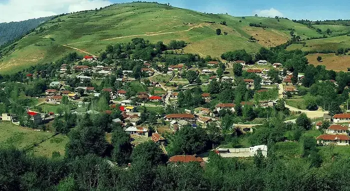 طبیعت سرسبز بهاری در کنار خانه های مسکونی روستای بیشه کلا 158465