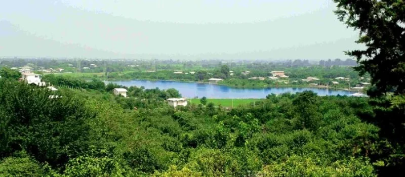 نمایی از دریاچه خضر در نوشهر 8574357848357