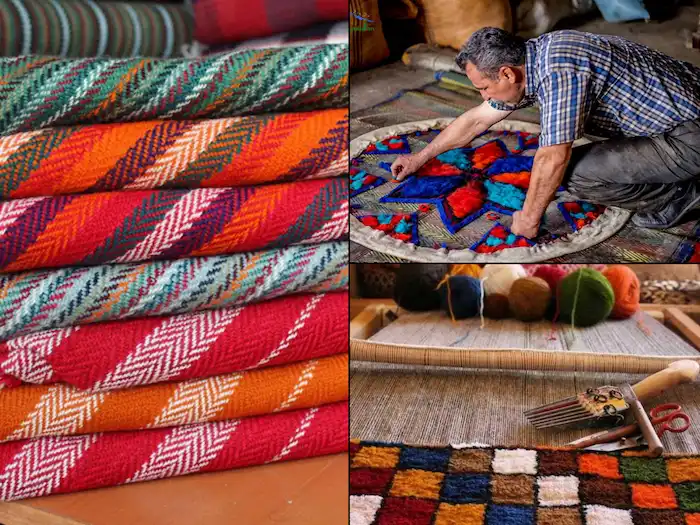 گلیم بافی، جاجیم بافی، نمدمالی از صنایع دستی محلی سرخرود