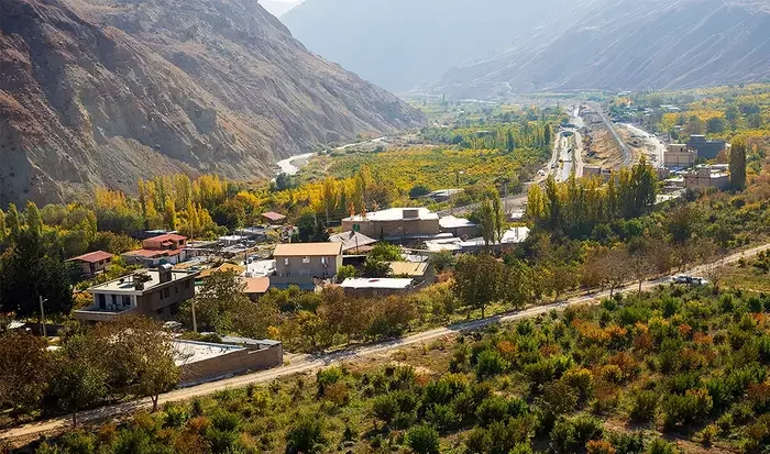 خانه های روستایی با محوطه سرسبز روستای آزادمون 8454