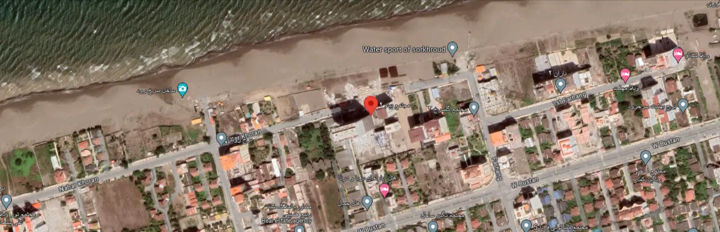 آدرس دقیق برج ساحلی پیام 2 روی نقشه 46894512